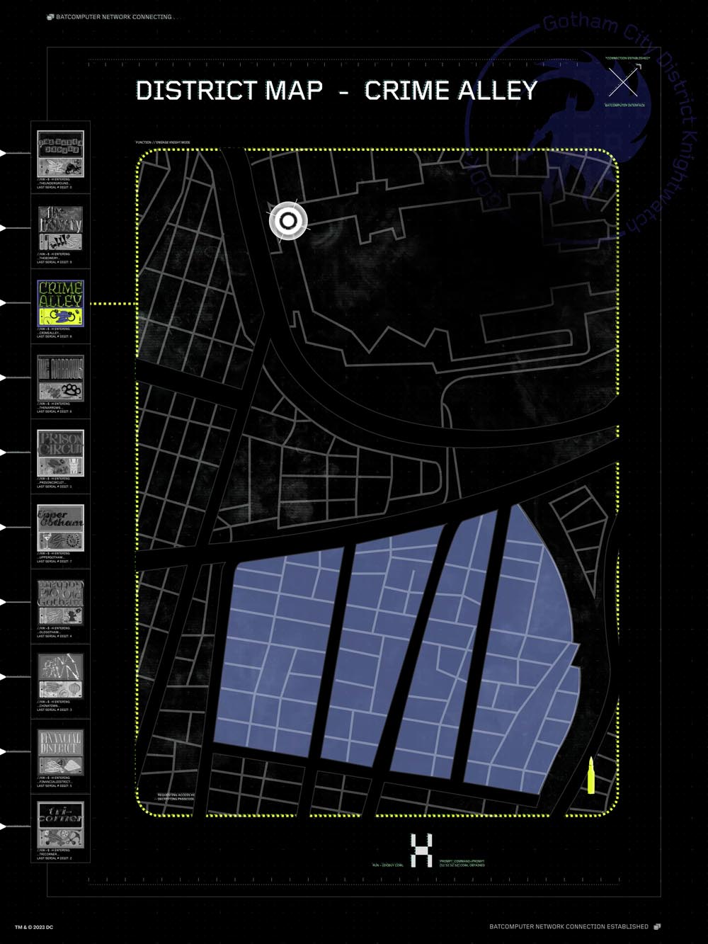 Crime Alley Map